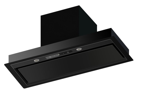 electriQ 52cm Canopy Cooker Hood - Black