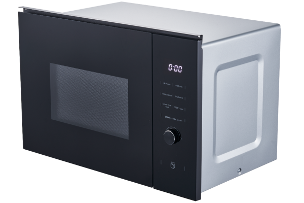 electriQ 25L 900W Built-In Microwave with Grill - Black