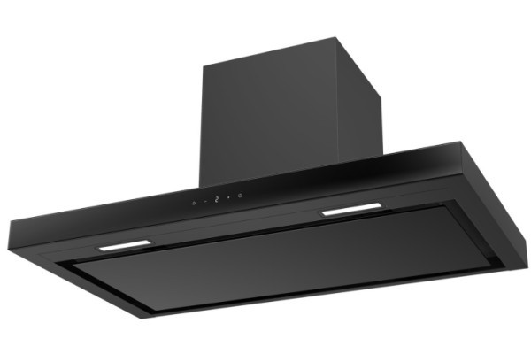 electriQ 90cm Slimline Cooker Hood - Black