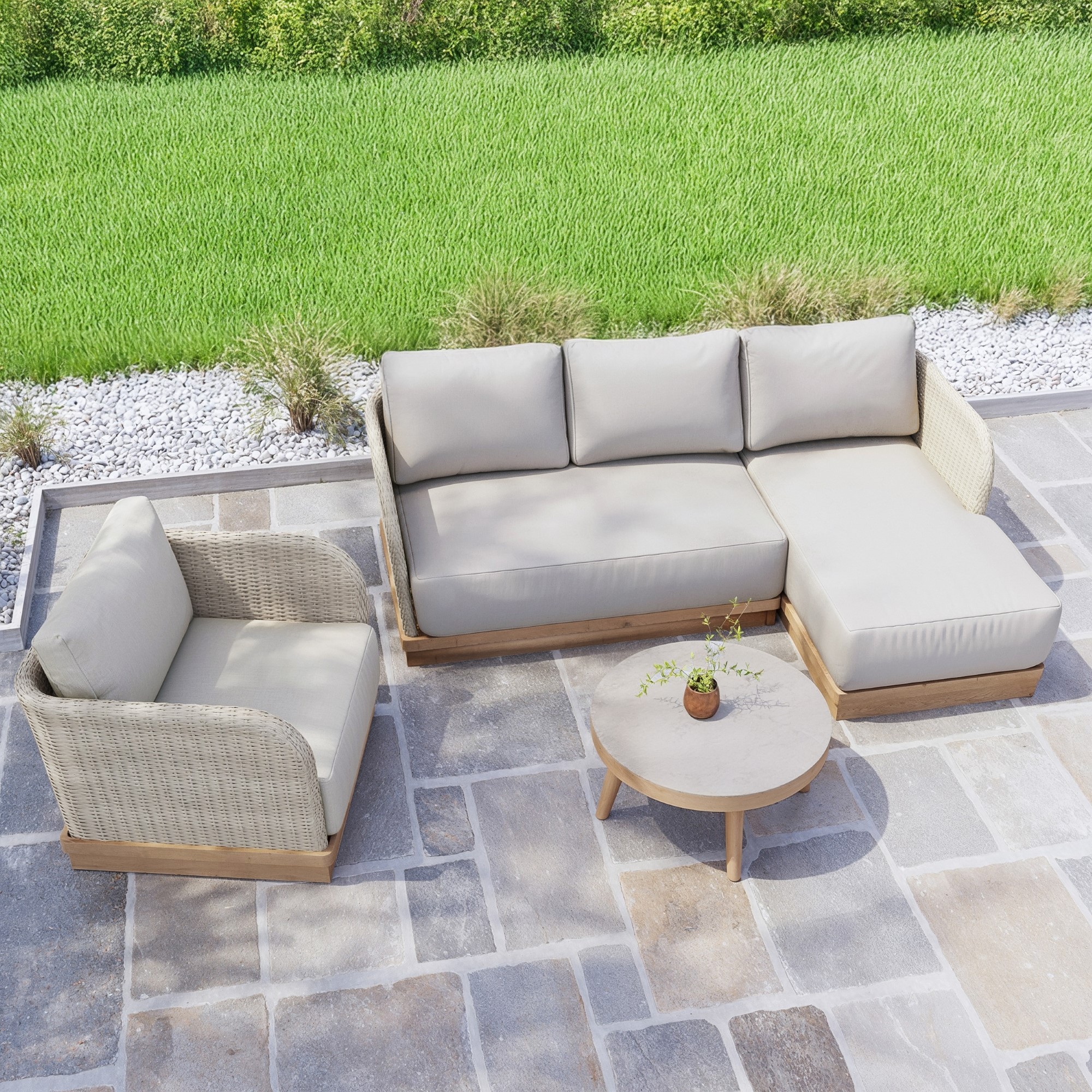 4 Seater Garden Sofa Set