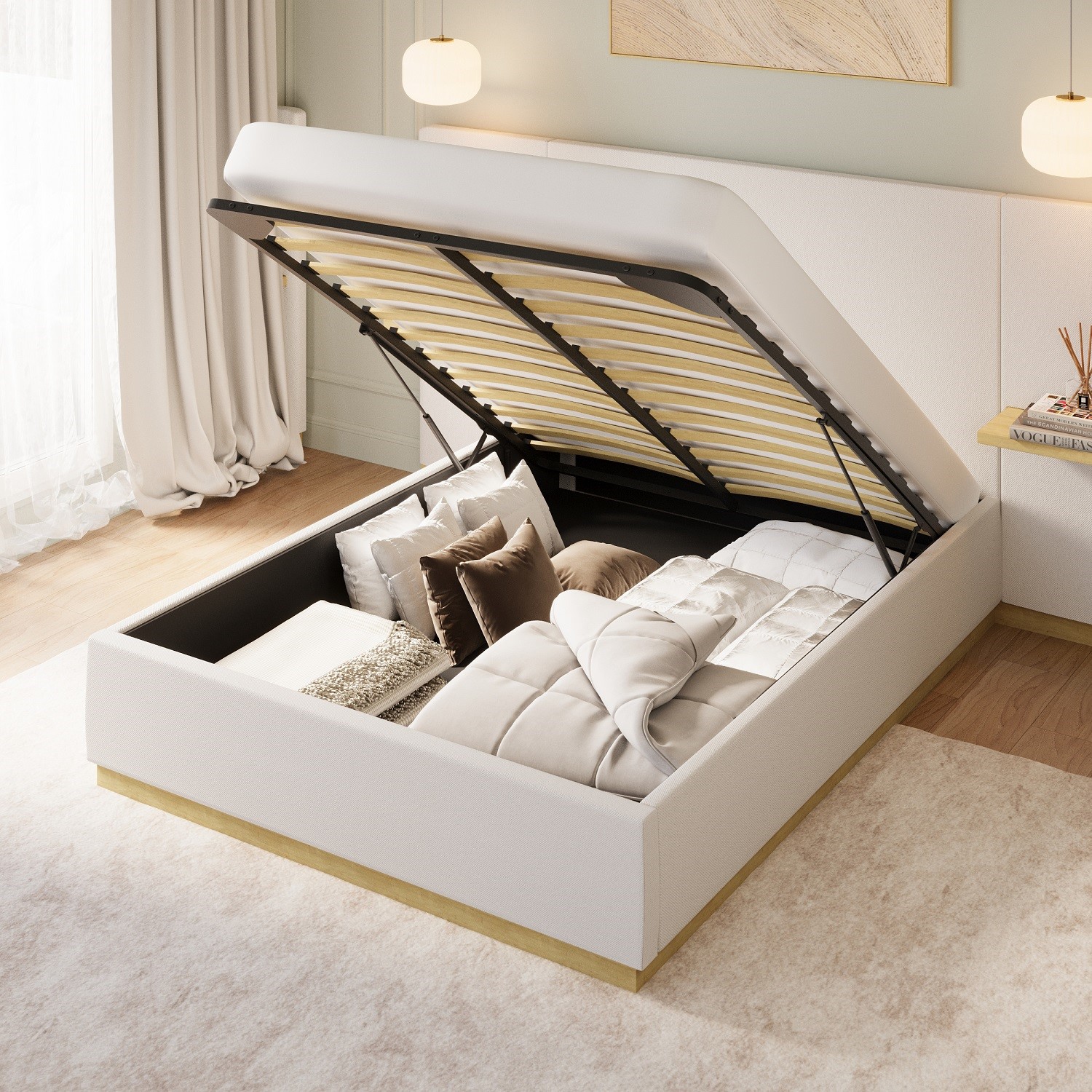 Jacques Ottoman Storage with Gas Lift