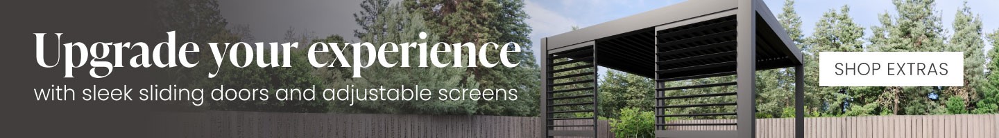 Charcoal Aluminium Pergola Accessories