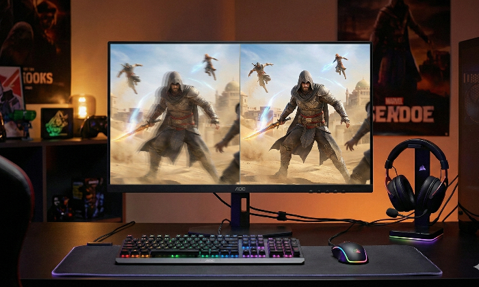 0.5ms GtG Response Time: Elimination of Ghosting