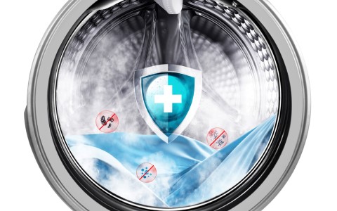 Steam washing machine.