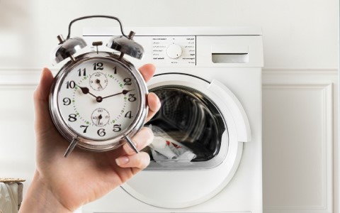 timed tumble dryer.