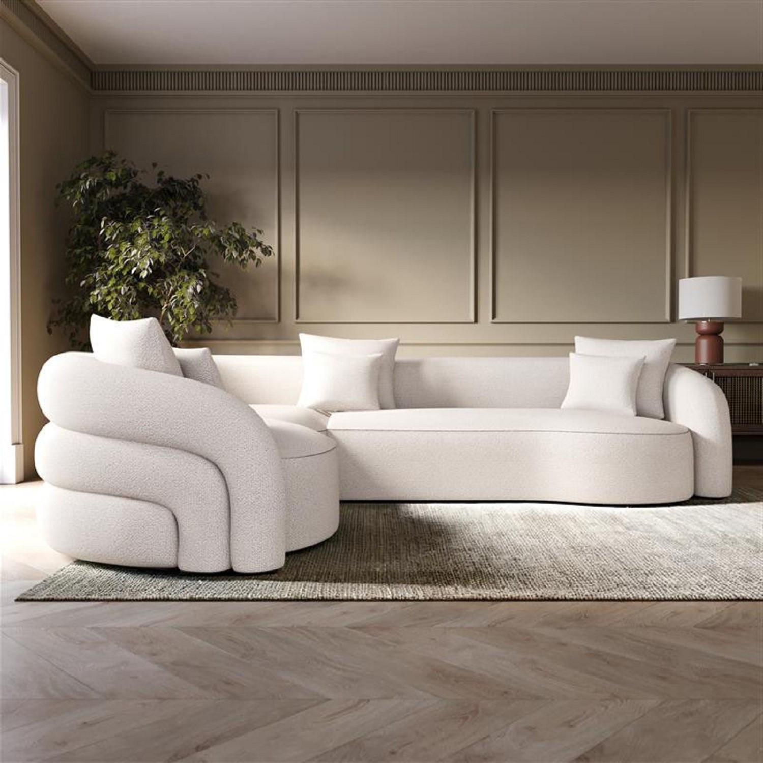 Curved Sofa Design