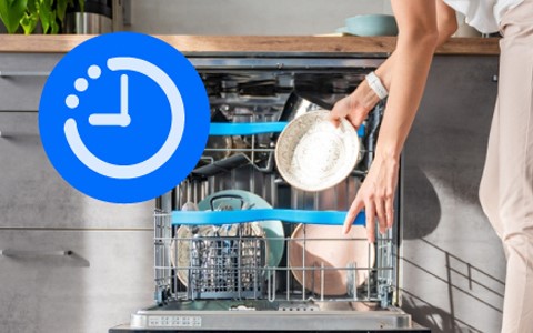 dishwasher with delay start.