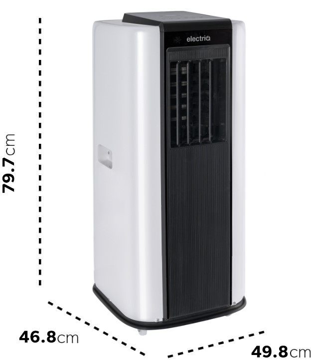 electriQ Ecoslient10 dimensions.